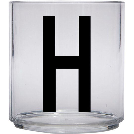 Design Letters Tritan Plastglas barn, H