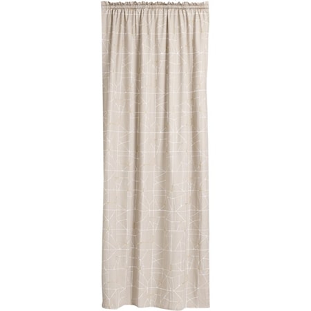 Finlayson Loisto Gardin 100% Bomull 140x250 cm Beige/Vit/Guld