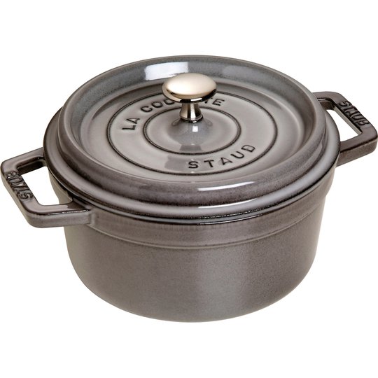 Staub La Cocotte Rund Gryta Grå 18 cm 1,7 l