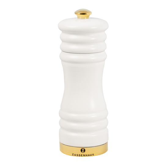 Zassenhaus - München Pepparkvarn 15 cm Vit/Guld