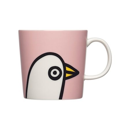 Oiva Toikka Collection mugg 30 cl Birdie rosa