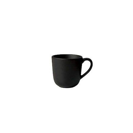 Raw Titanium Kaffekopp med Öra 25 cl Svart
