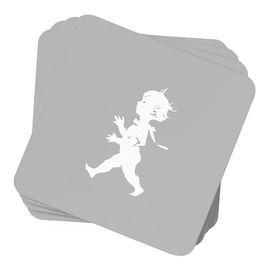 Solstickan - Glasunderlägg 10x10 cm 4-pack