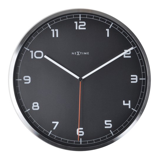 NeXtime - Company Arabic Väggklocka 35 cm Svart