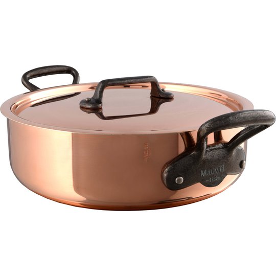 Mauviel M’250 Cuprinox gryta med lock