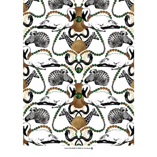 Lisa Bengtsson Poster Safari Club A3
