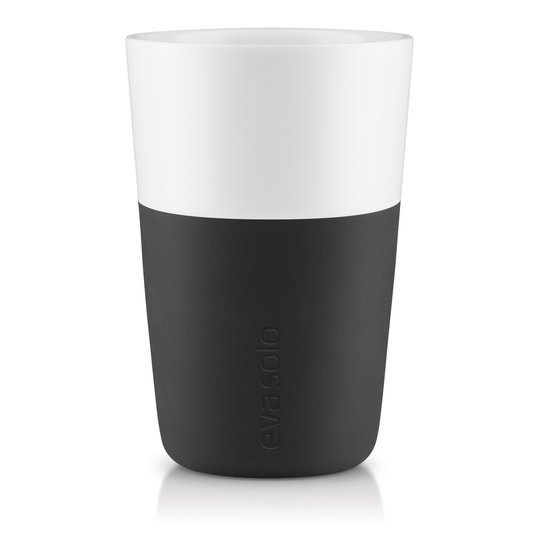 Eva Solo Cafe Latte-mugg, 2 stk. Svart
