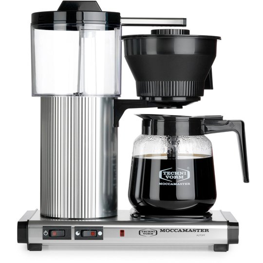 Moccamaster Kaffebryggare CD Grand AO Polished Silver
