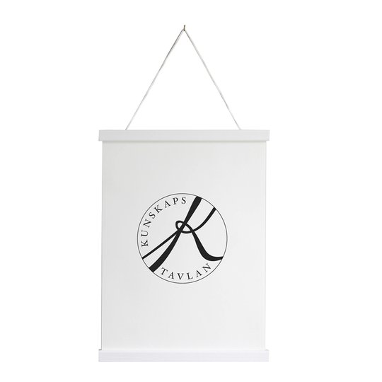 Kunskapstavlan - Posterhängare 31 cm Vitmålad furu
