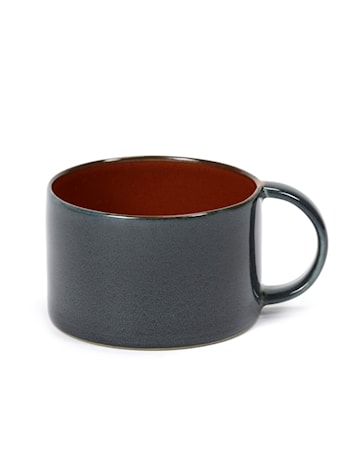 Terres de rêves Kaffekopp Mörkblå/Rost
