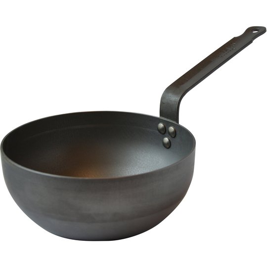 Mauviel Sautepanna rundat kolstål, Ø 28 cm