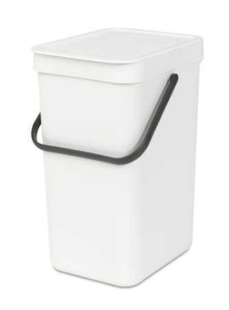 Papperskorg 'SORT & GO' Vit 12 L