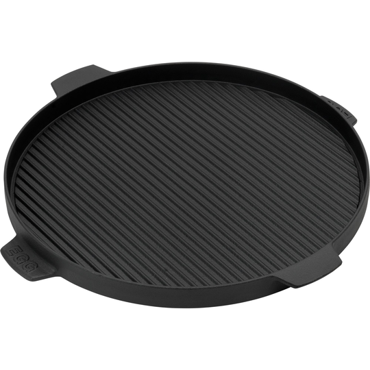 Big Green Egg Plancha small, räfflad gjutjärnsplatta