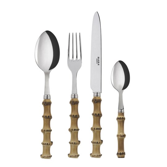 Sabre - Panda Bestickset 24 delar Bambu