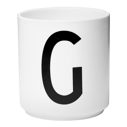 Design Letters - Design Letters Mugg G Vit