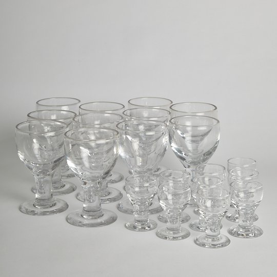 Boda Nova - SÅLD Öl och Snapsglas "Ruben" 20 st