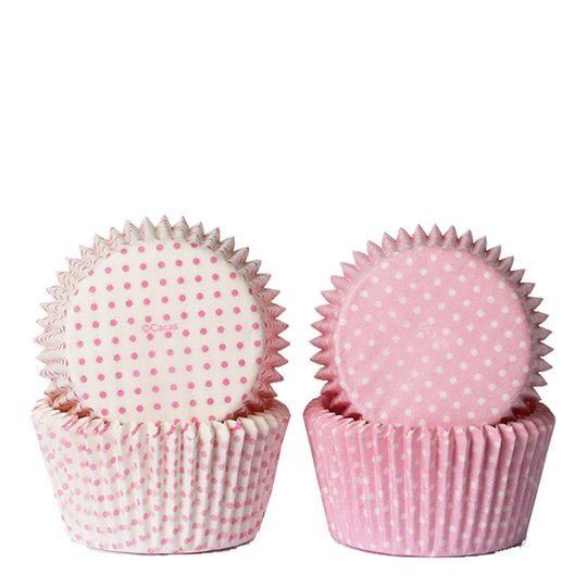 Cacas - Form rosa miniprickar 50-pack