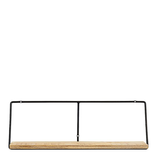 House Doctor - Wired Hylla 70 cm Natur/Svart