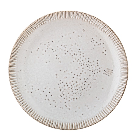 Thea Tallrik Stengods Grå 27cm