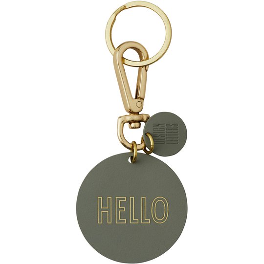 Design Letters Nyckelring, Hello