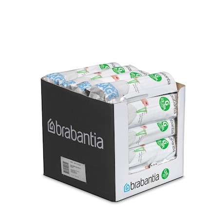 Avfallspåsar G, 23-30Ltr [20 påsar/rulle] 'Tear Off' Display White