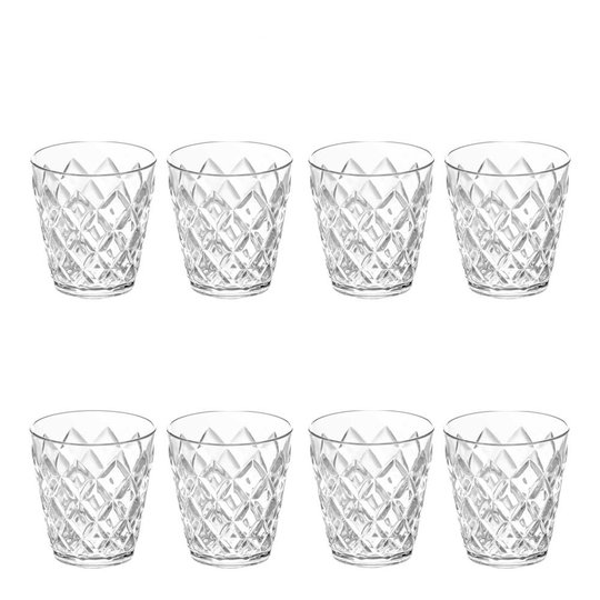 Koziol - Koziol Crystal Dricksglas 20 cl 8-pack Klar
