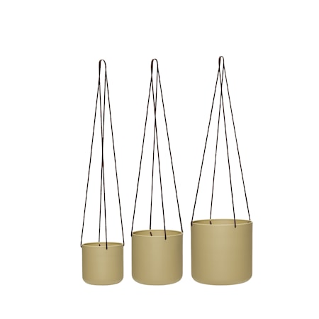 Bloom Ampel Set om 3 Beige