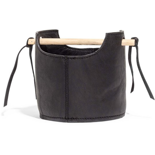 Top Drawer Bestickhållare TORRIDON, läder, black