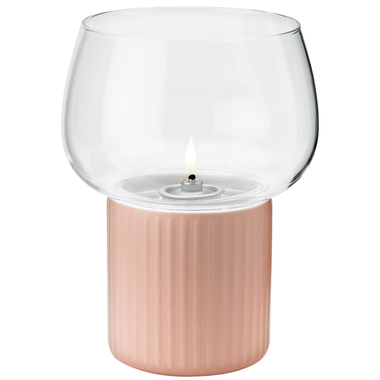 Stelton Hygge Hurricane ljuslykta, rose