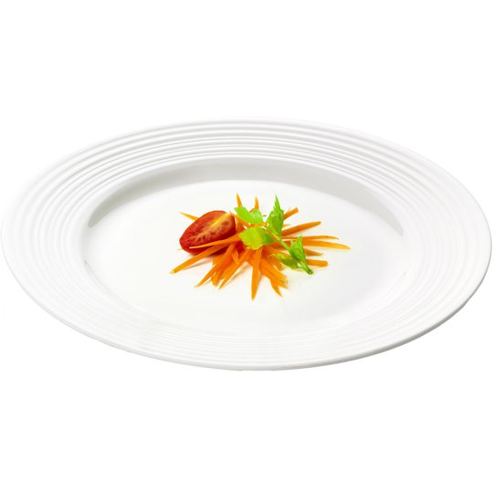 Aida Passion Tallrik 23 cm Cremevit 4 st