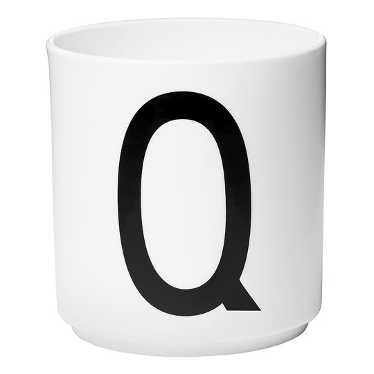 Design Letters - Design Letters Mugg Q Vit