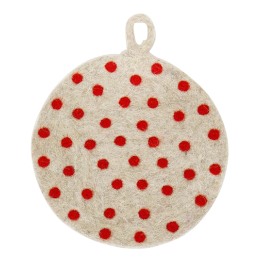 Afroart - Felt Dot Grytlapp Prickig 22 cm