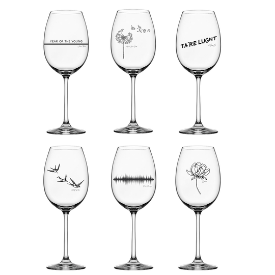 Kosta Boda Don't Stop the Music vinglas, 6-pack