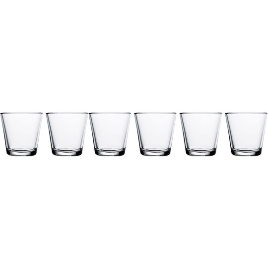 Iittala Kartio Drickglas 21 cl. 6 st. genomskinliga