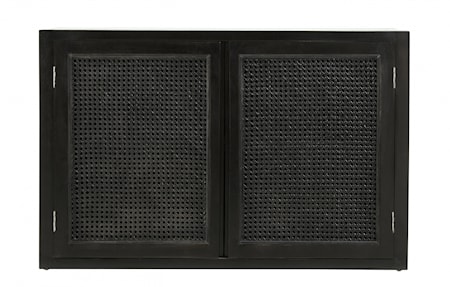 Skänk Teakträ Svart 65X100Cm