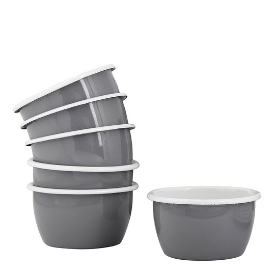 Kockums - Kockums Skål 10 cm 6-pack Grå