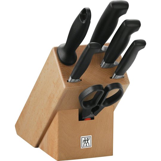 Zwilling Four Star Knivblock i trä 7 delar