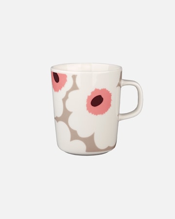 Oiva / Unikko Mugg 25 cl Vit/Clay/Puder/Vinröd