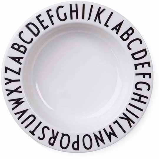 Design Letters Melaminskål Vit