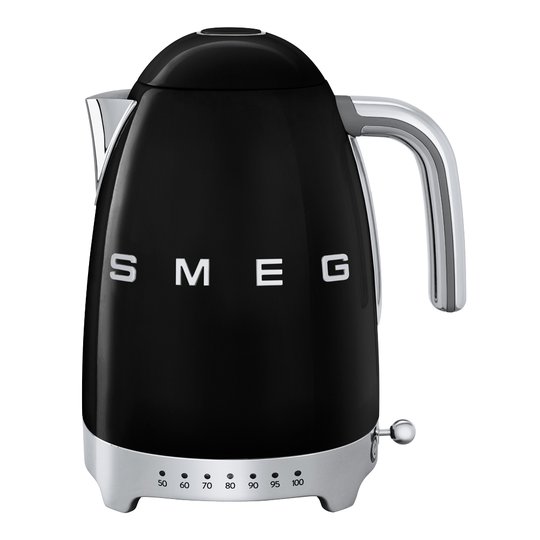 Smeg - 50's Style Vattenkokare variabel temperatur 1,7 L Svart