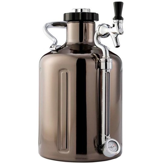 GrowlerWerks uKeg Pro 128 svart krom 3,8 liter