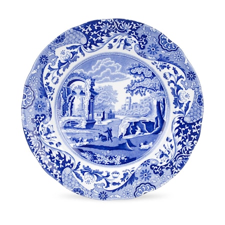 Blue Italian Tallrik 23 cm
