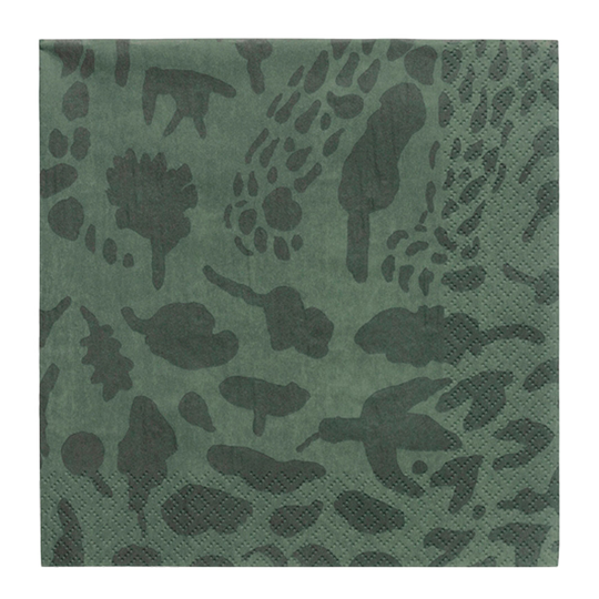 Iittala - Oiva Toikka Collection Servett Cheetah 33x33 cm Grön