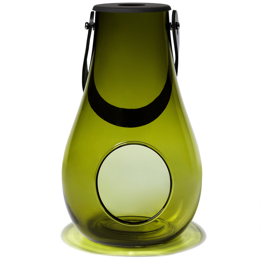 Holmegaard Design With Light lykta, 25 cm, olivgrön