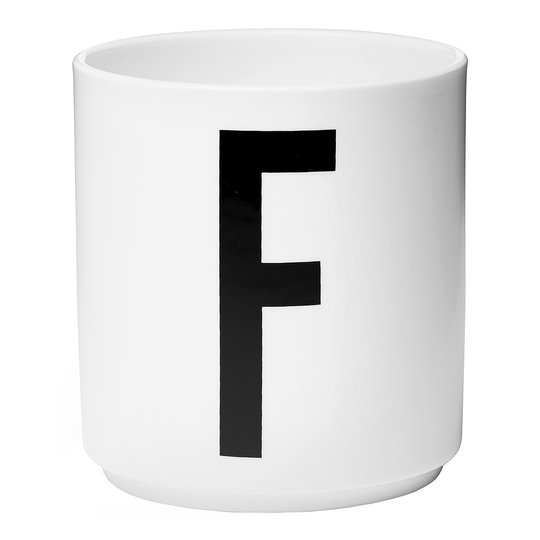 Design Letters - Design Letters Mugg F Vit