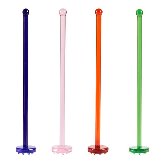 & klevering - Cocktailpinnar Glas 4-pack