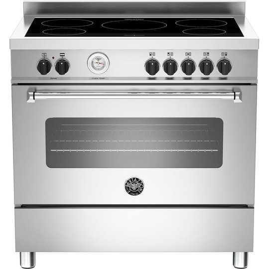 Bertazzoni MAS905IMFES Master Induktionshäll med ugn stål