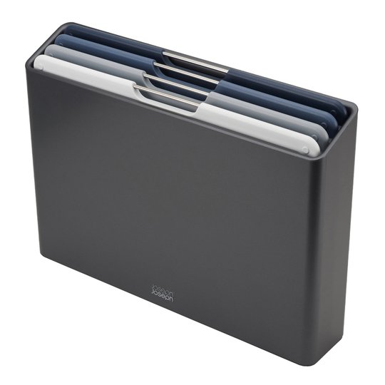 Joseph Joseph - Folio Skärbrädeset Regular 4-pack Rostfri Svart