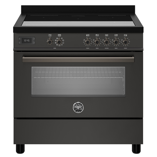 Bertazzoni PRO95I1ECAT Professional induktionsspis med singelugn, 90 cm, svart