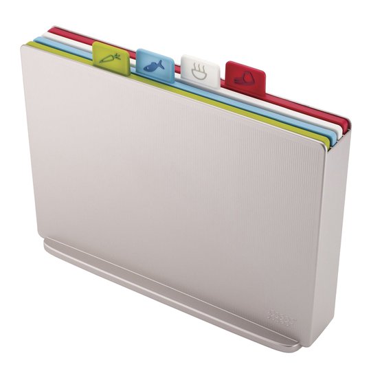Joseph Joseph - Index Skärbrädor Large 4-pack Rostfri